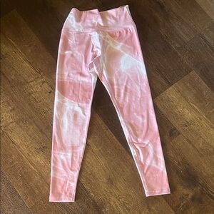 BuffBunny  Pink and White Leggings